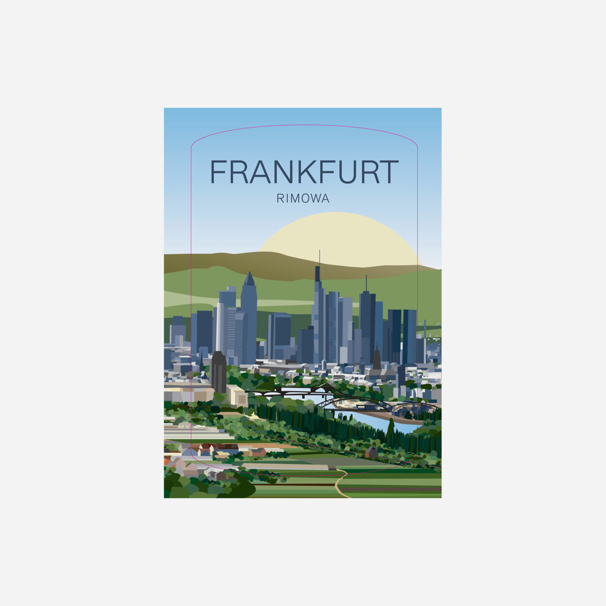 RIMOWA City Stickers Frankfurt Multicolour