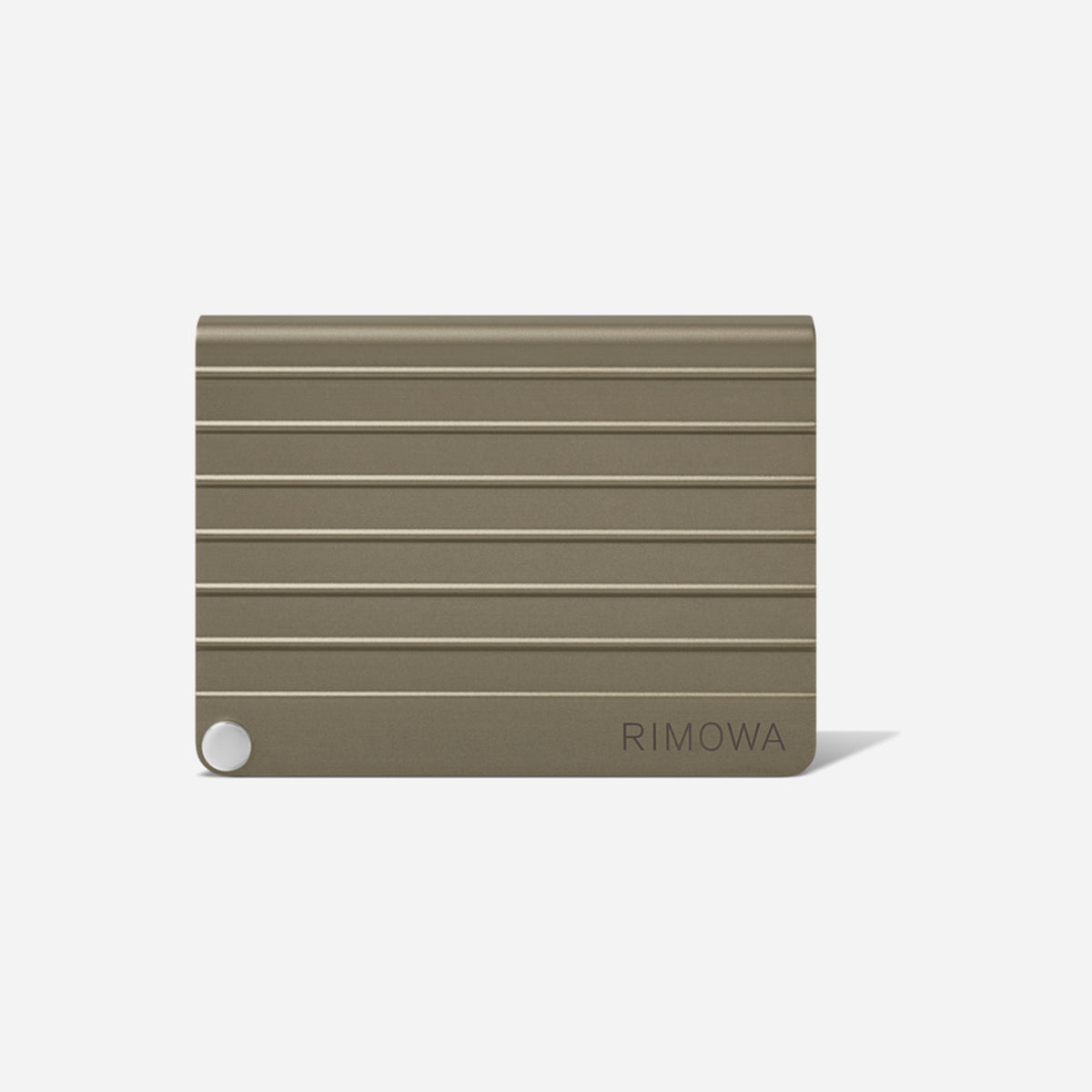 RIMOWA Original Aluminium Card Holder Titanium