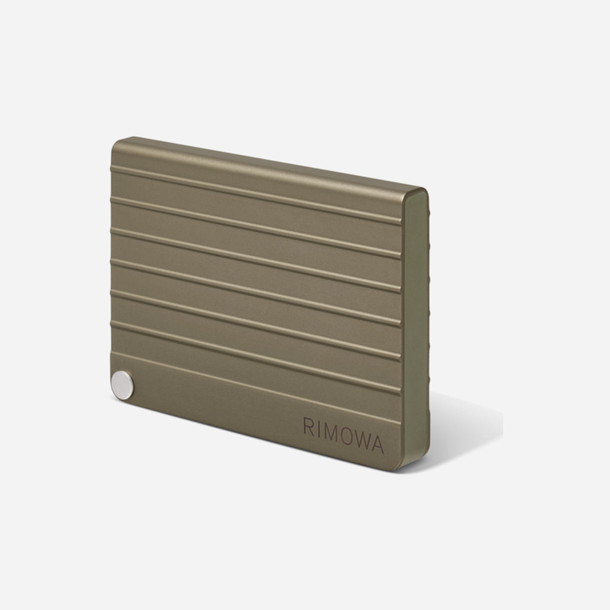 RIMOWA Original Aluminium Card Holder Titanium
