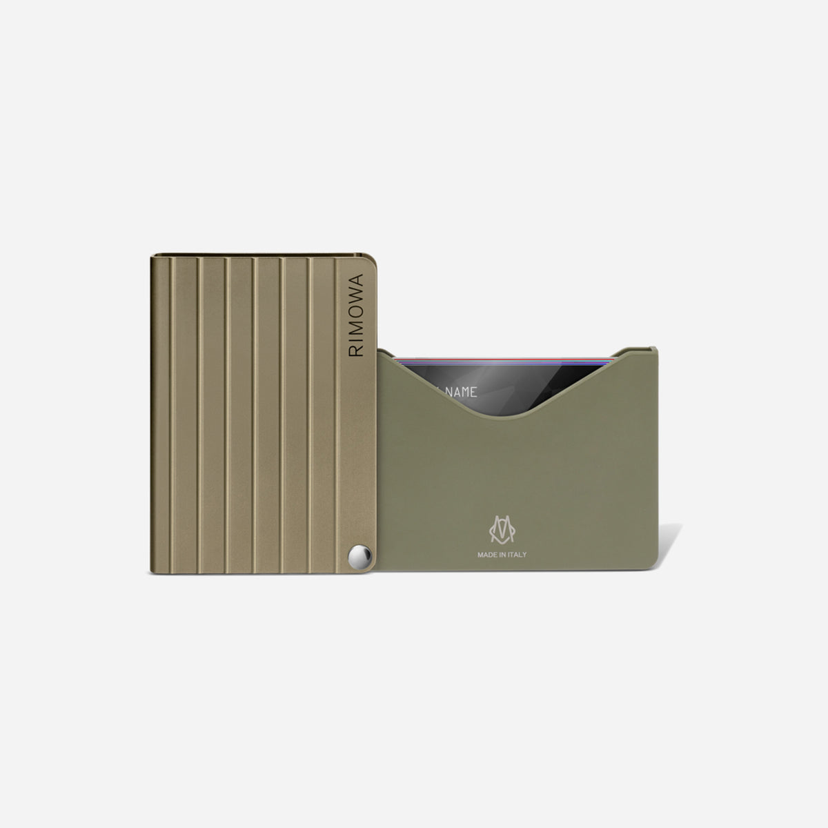 RIMOWA Original Aluminium Card Holder Titanium
