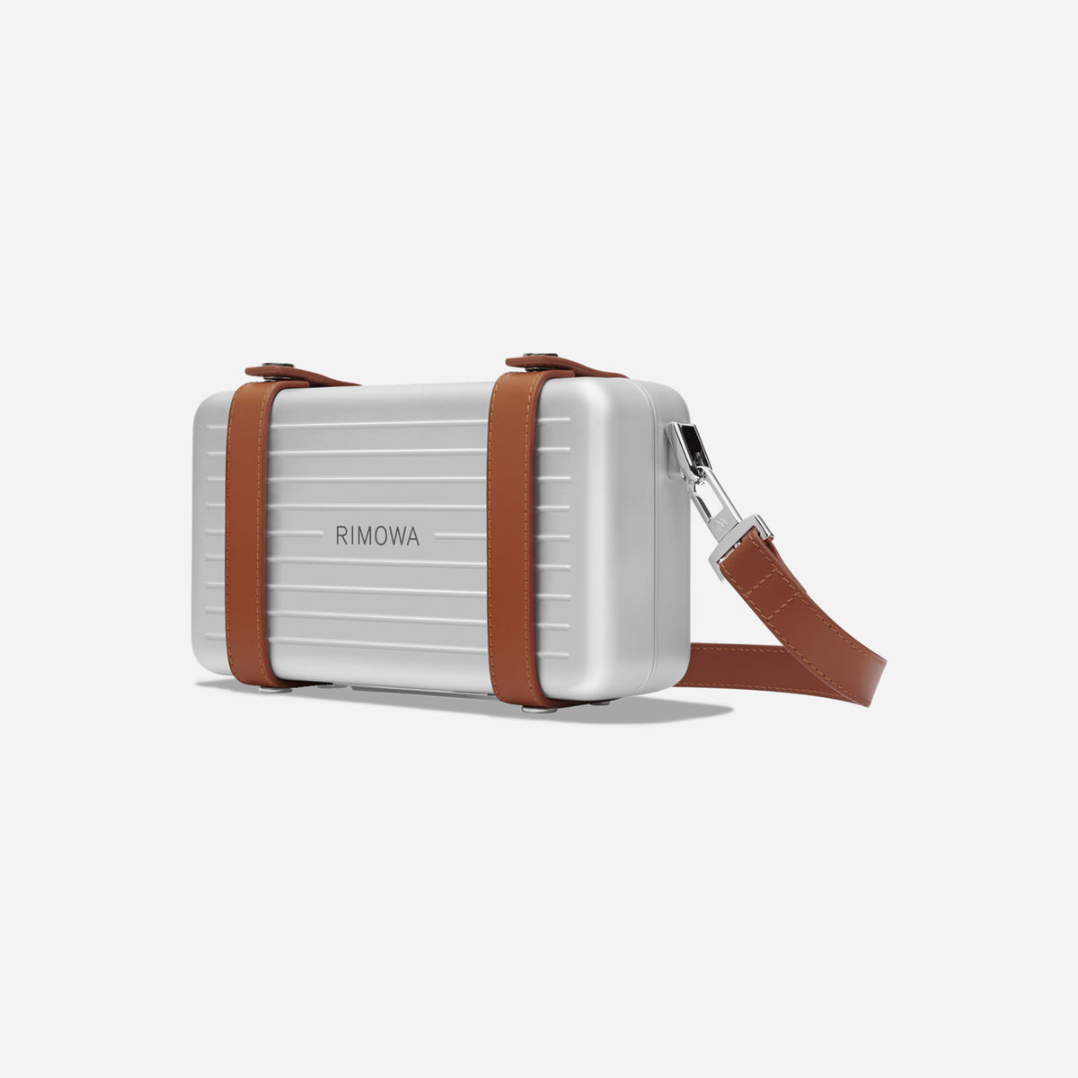 RIMOWA Personal Aluminium Cross-Body Bag Silver
