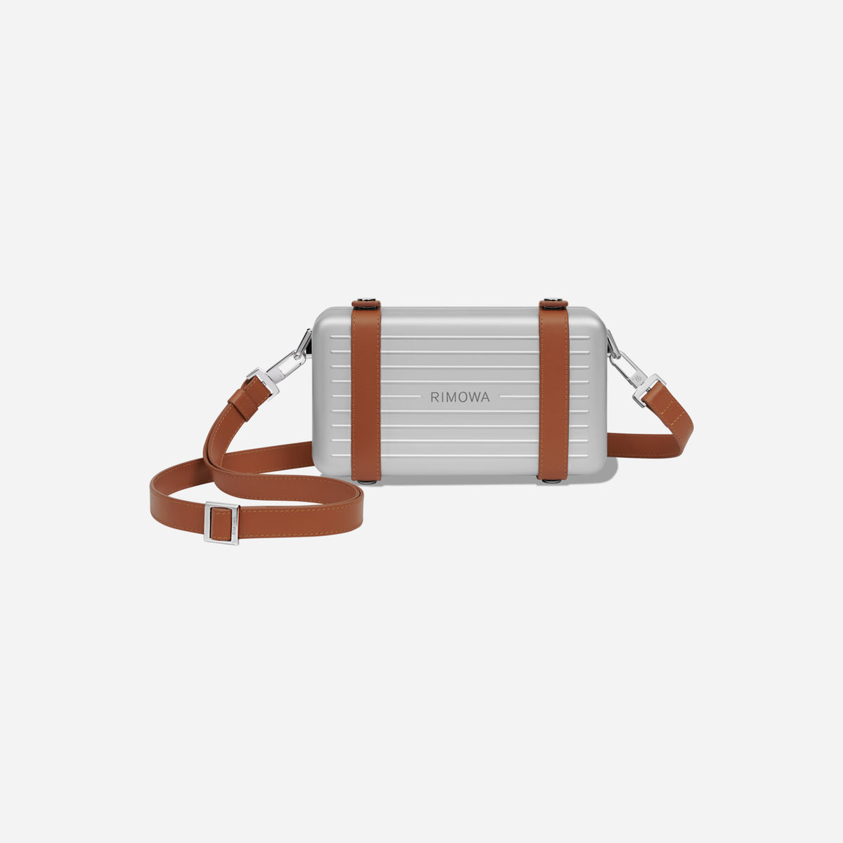 RIMOWA Personal Aluminium Cross-Body Bag Silver