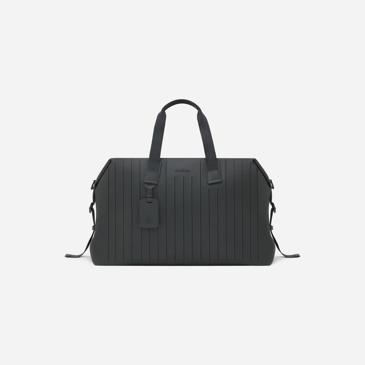 RIMOWA Never Still Leather Duffle Bag Large Anthracite Grey