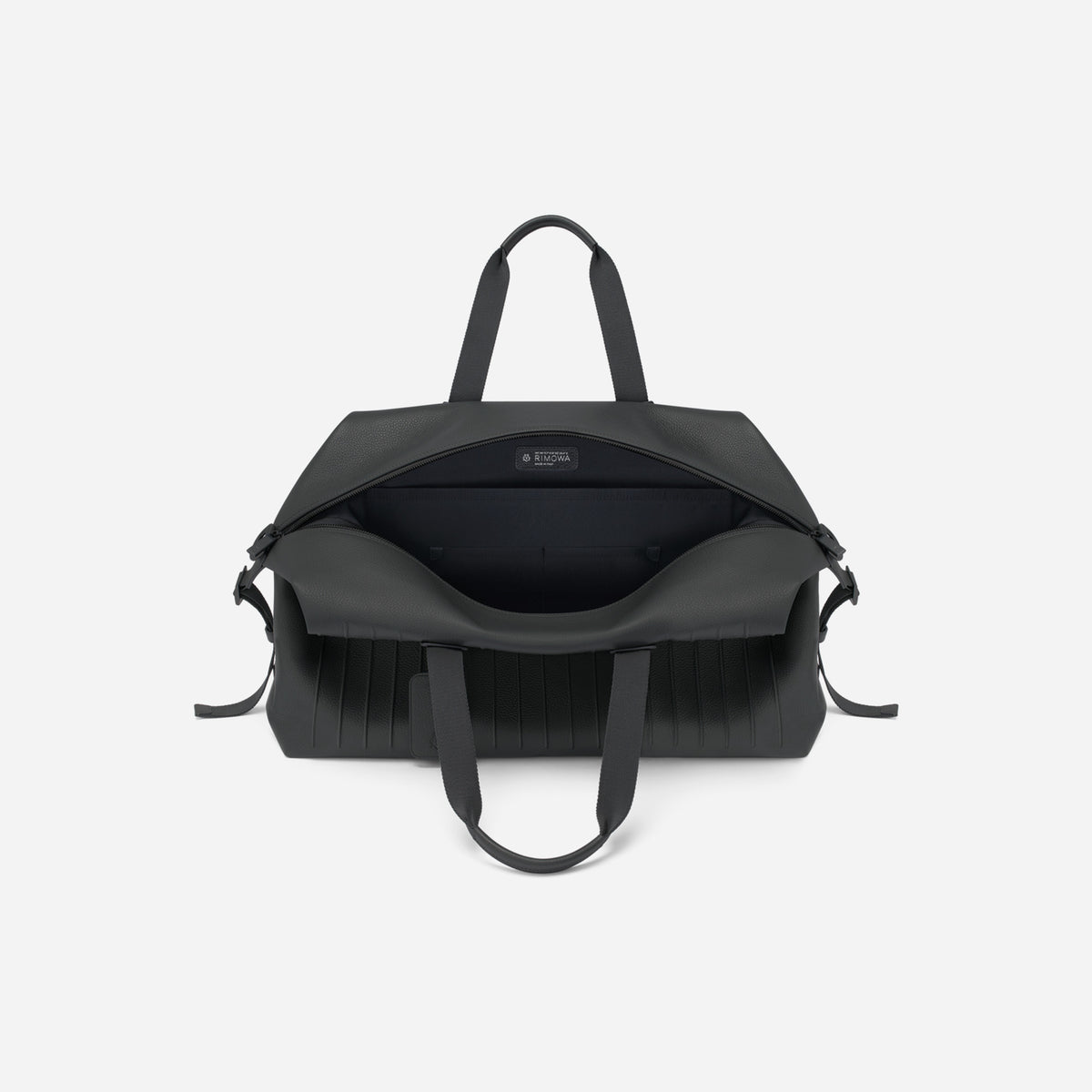 RIMOWA Never Still Leather Duffle Bag Large Anthracite Grey