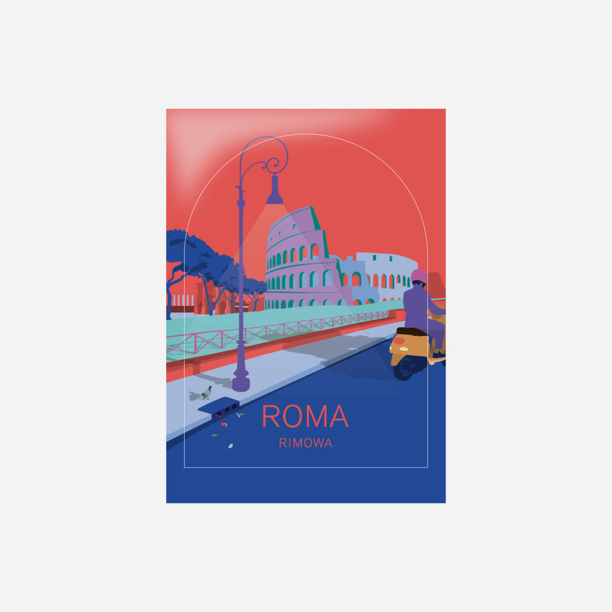 RIMOWA City Stickers Rome Multicolour