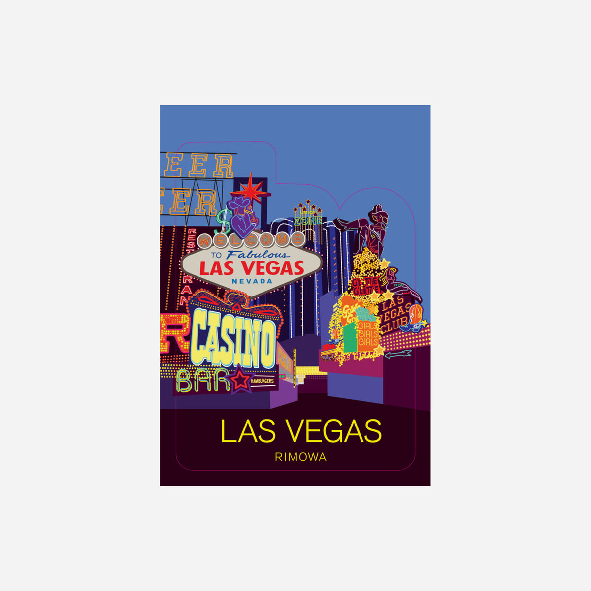RIMOWA City Stickers Las Vegas Multicolour