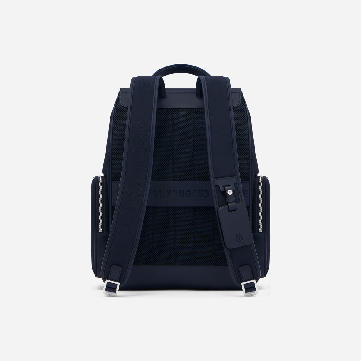 RIMOWA Never Still Canvas Flap Backpack Large Navy Blue