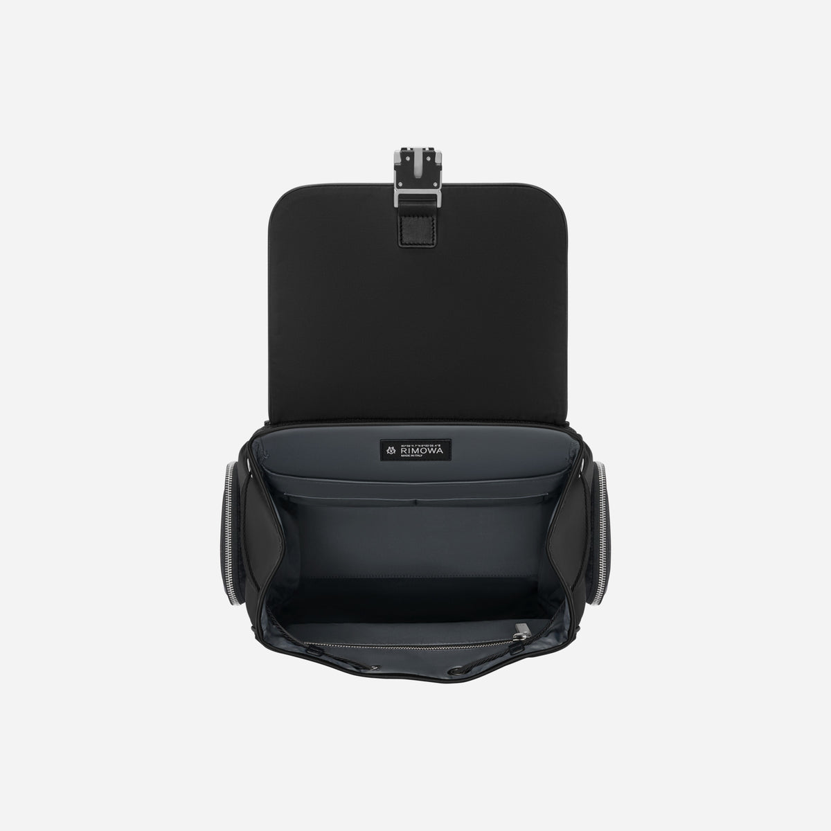 RIMOWA Never Still Nylon Flap Backpack Large Black