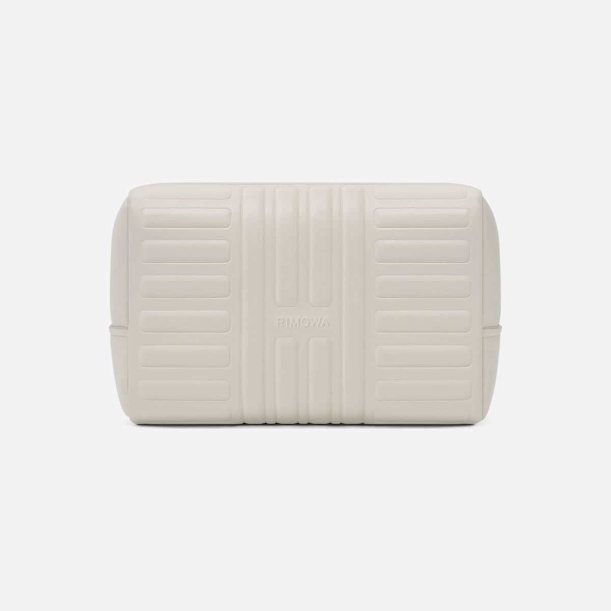 RIMOWA Groove Leather Zipped Pouch Chalk Beige