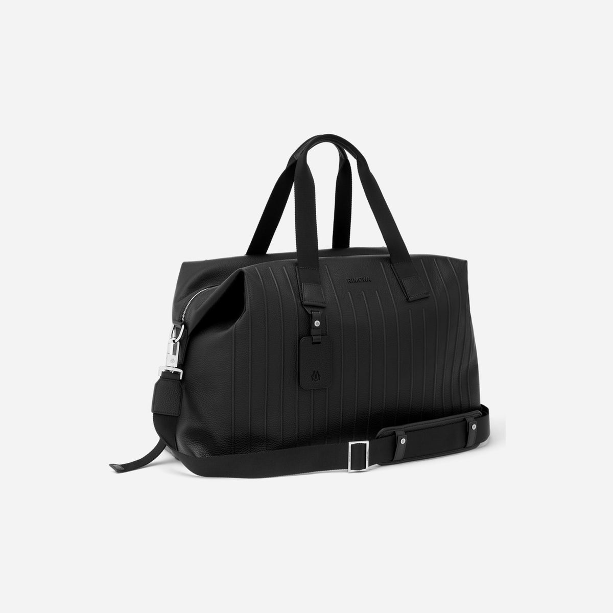 RIMOWA Never Still Leather Duffle Bag Large Black