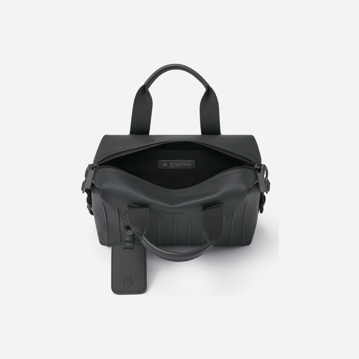 RIMOWA Never Still Leather Cross-Body Bag Small Anthracite Grey