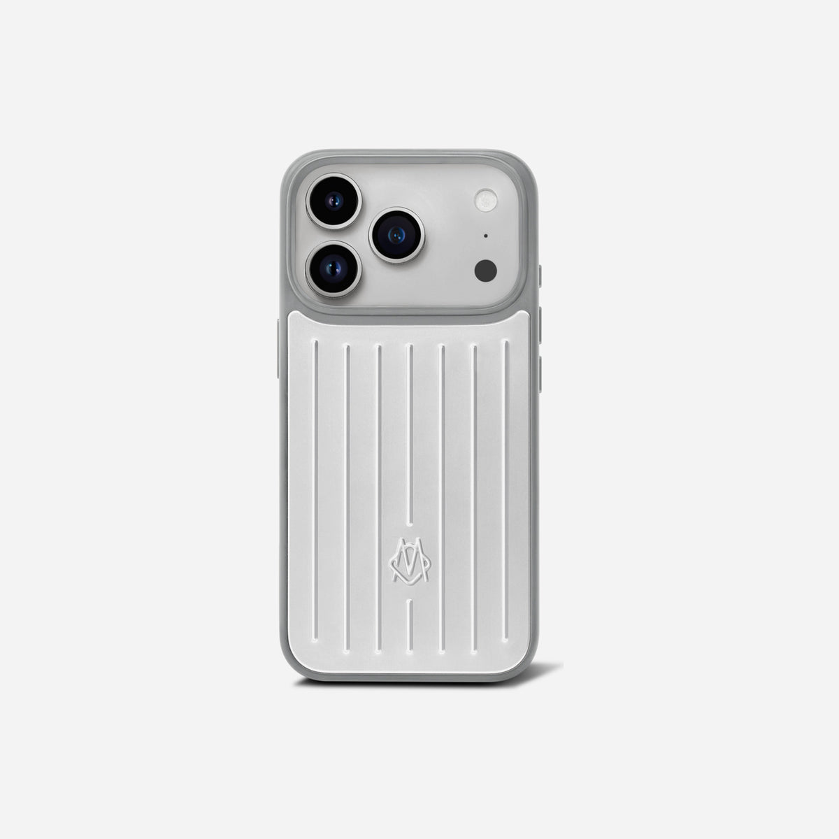 RIMOWA Aluminium Silver Case for iPhone 18 Pro