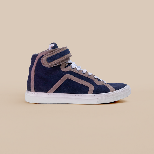 PIERRE HARDY LE BASKETS MID TRIM HI-TOP SNEAKERS