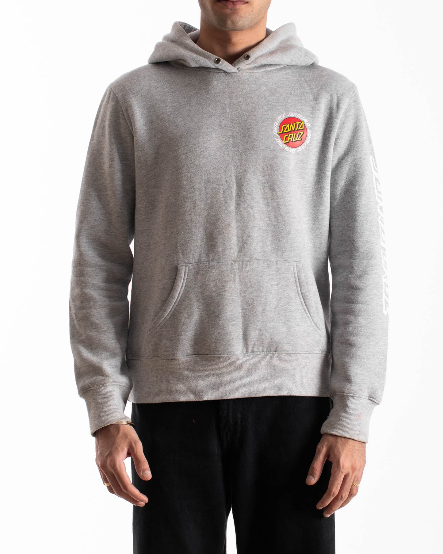 Santa Cruz Skakeboards Logo hoodie Grey