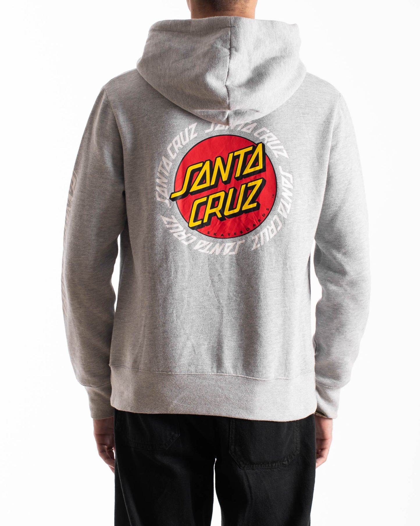 Santa Cruz Skakeboards Logo hoodie Grey