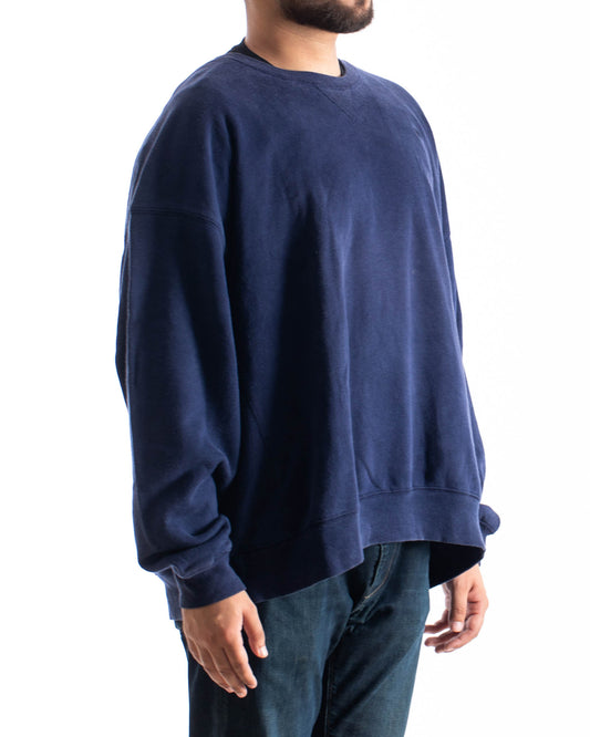 Vintage Russel Athletics Crewneck Faded Navy Blue