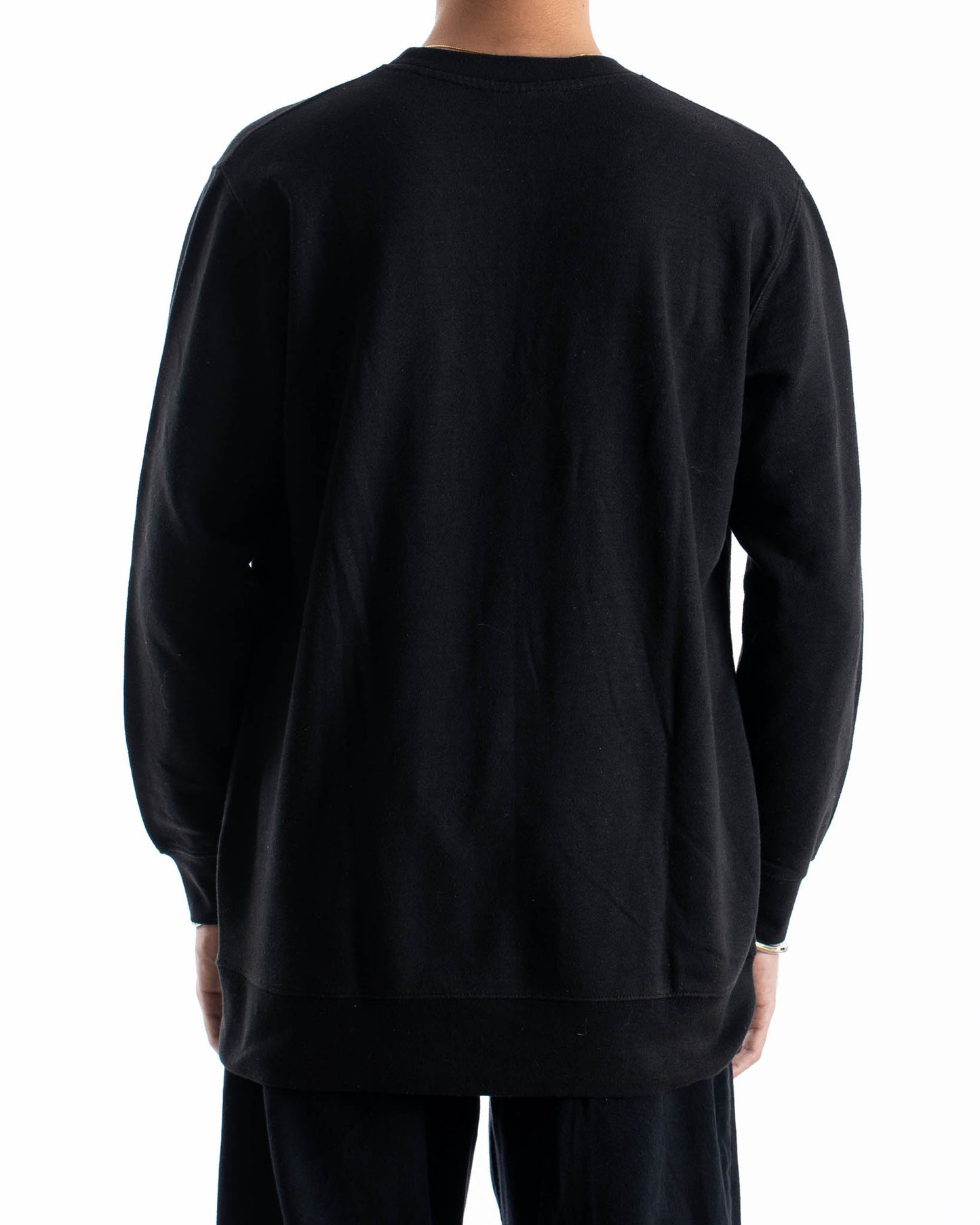 The Hundreds Chest Logo Crewneck Black