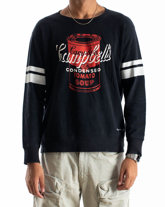 Andy Warhole Soup Can SPrnzy Crewneck