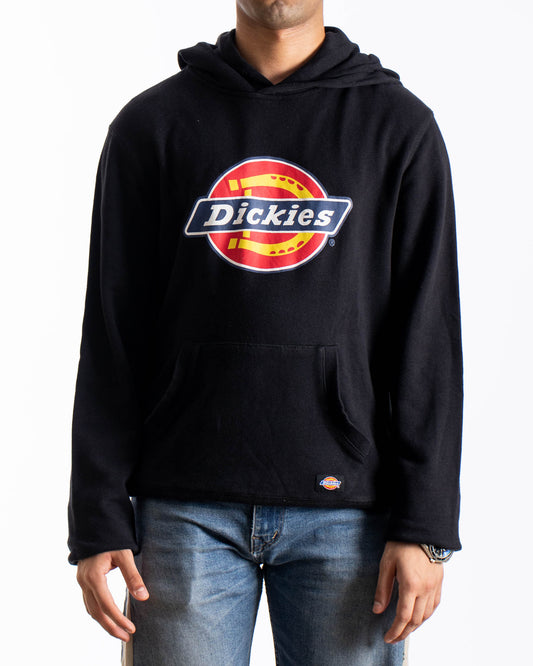 DICKIES CENTRE CHEST BIG LOGO HOODIE BLACK