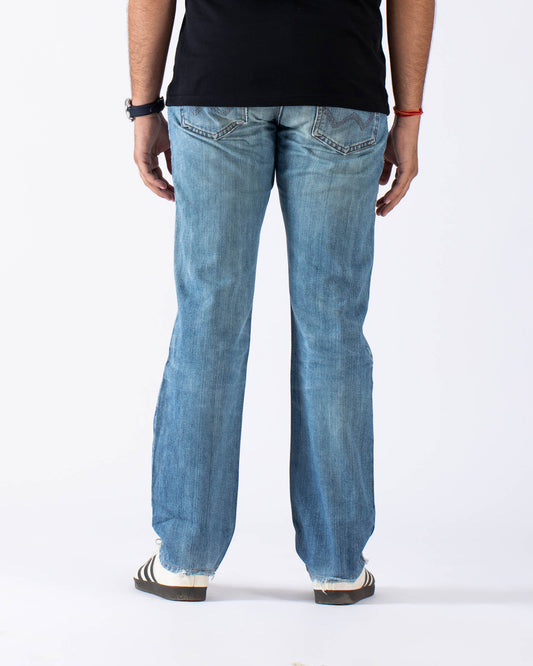 Edwin Japan Ex402 Distressed Light Wash Jeans