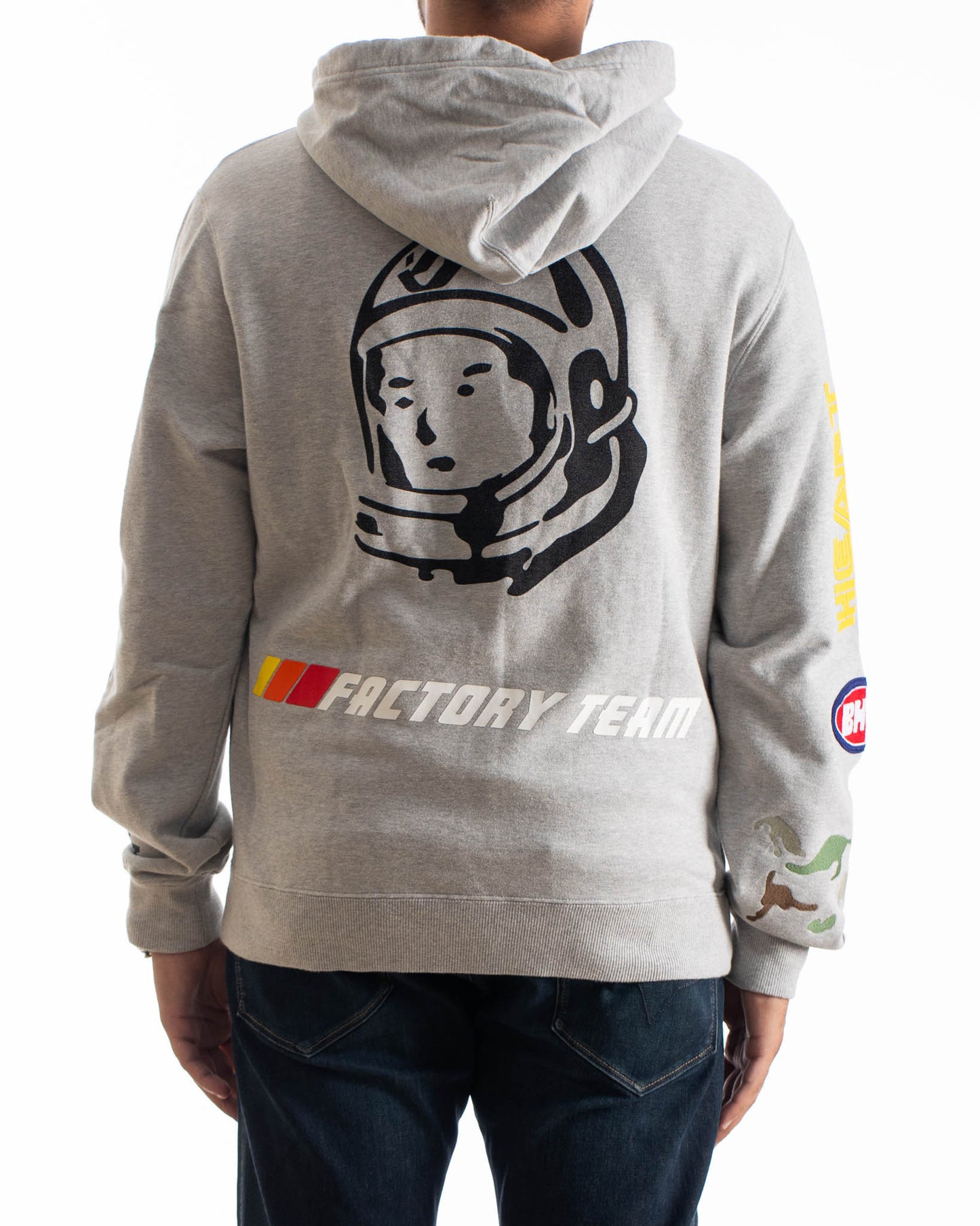 Billionaire Boys Club SPace Circuit Pullover Hoodie In Heather Grey