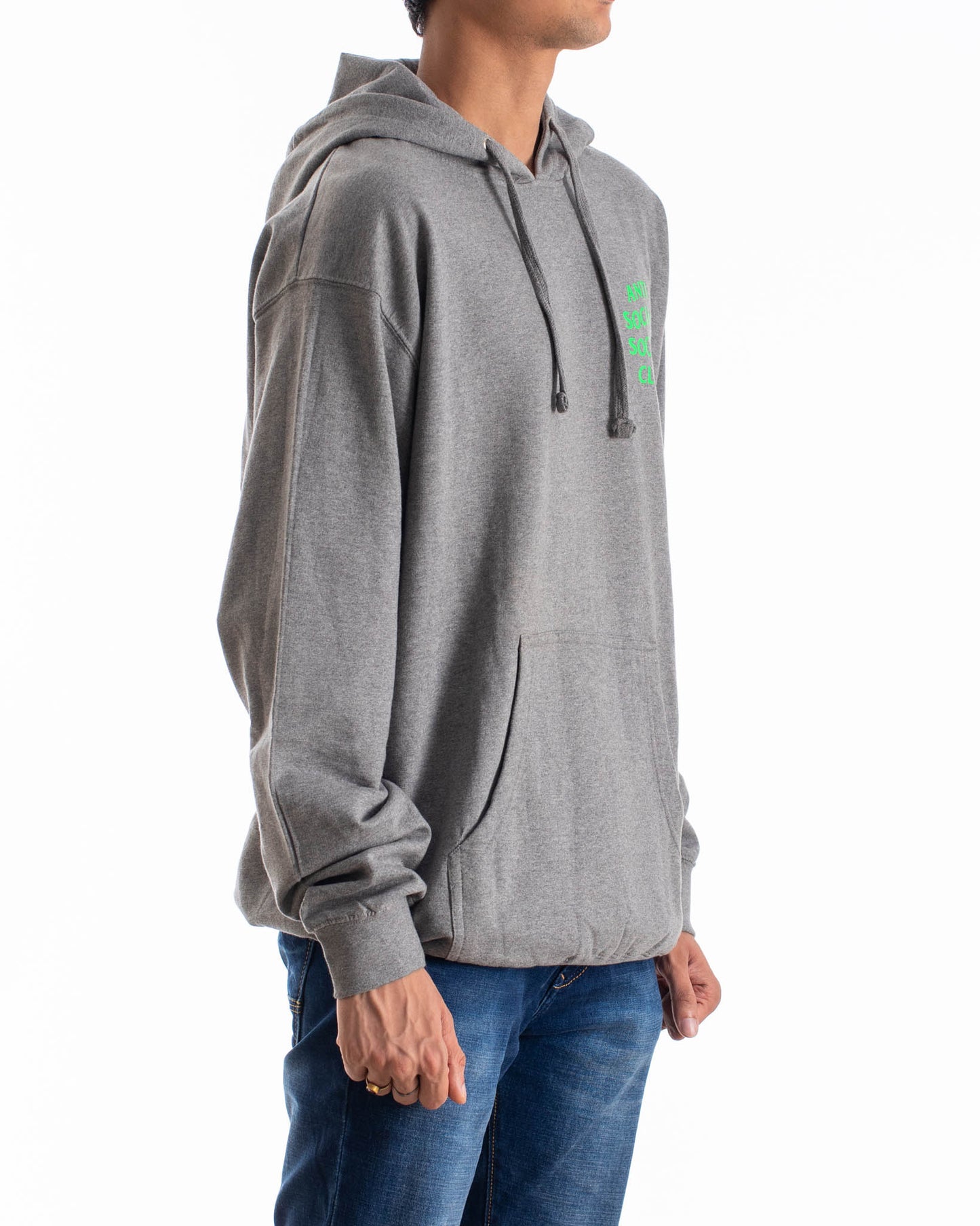 Anti Social Social Club Solid Snake Hoodie Grey