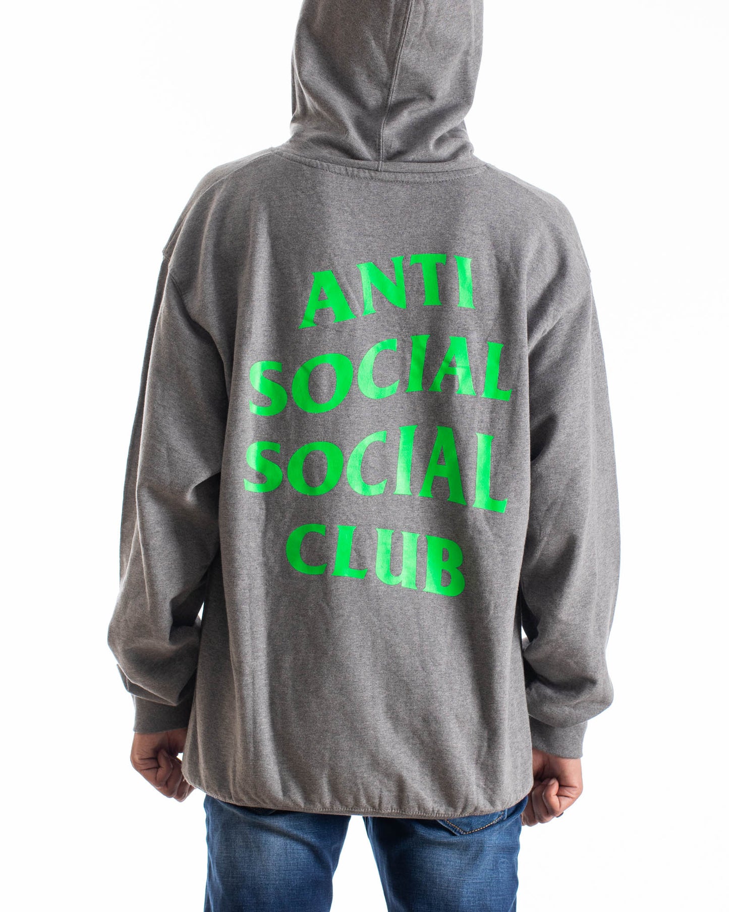 Anti Social Social Club Solid Snake Hoodie Grey