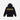 Supreme Chest Stripe Logo Hooded Sweatshirt Black