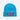 Supreme New Era Box Logo Beanie (fw25) Cyan