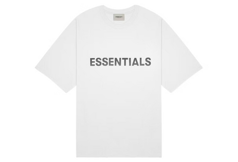 Fear Of God Essentials Boxy T-Shirt Applique Logo White