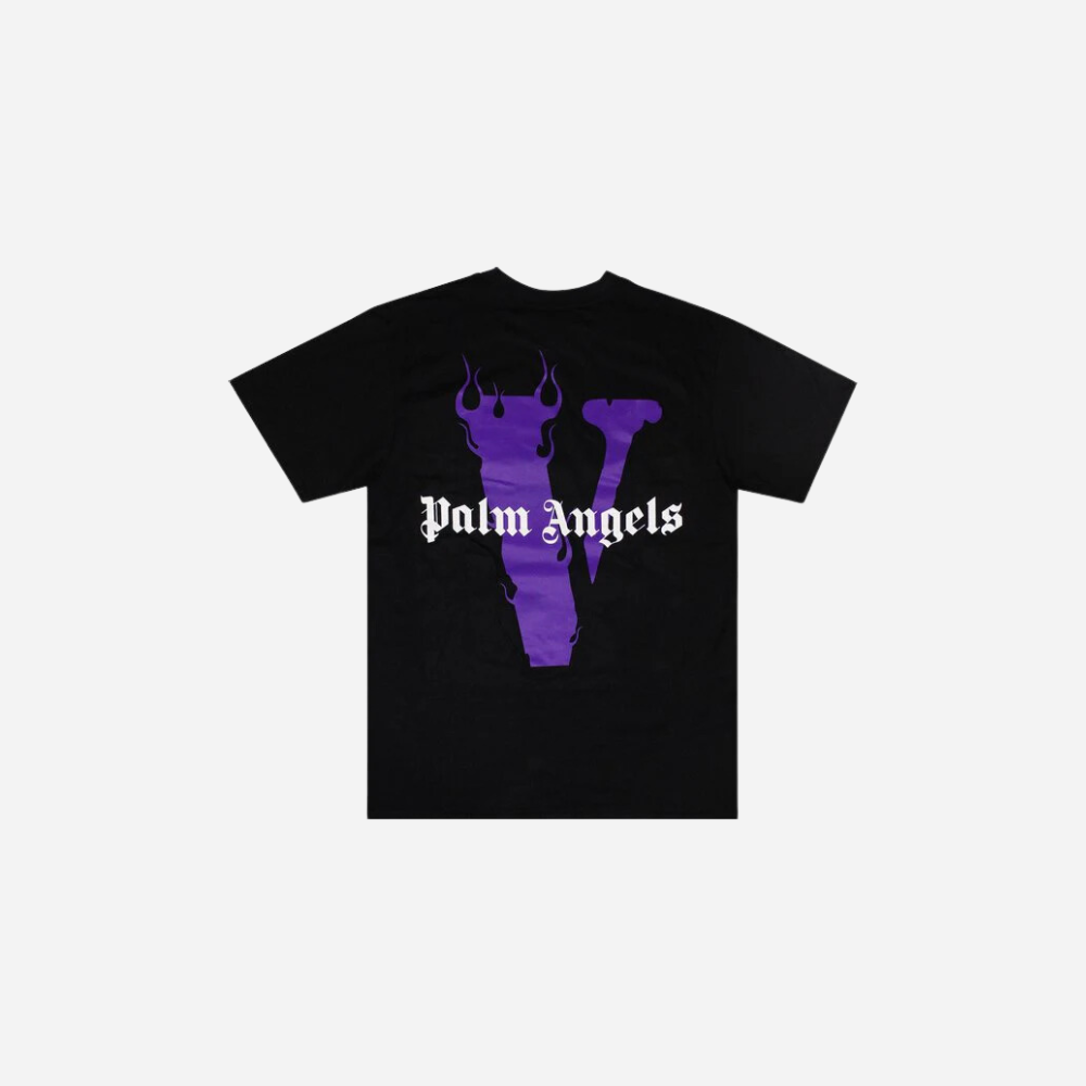 VLONE X PALM ANGELS T-SHIRT BLACK/PURPLE