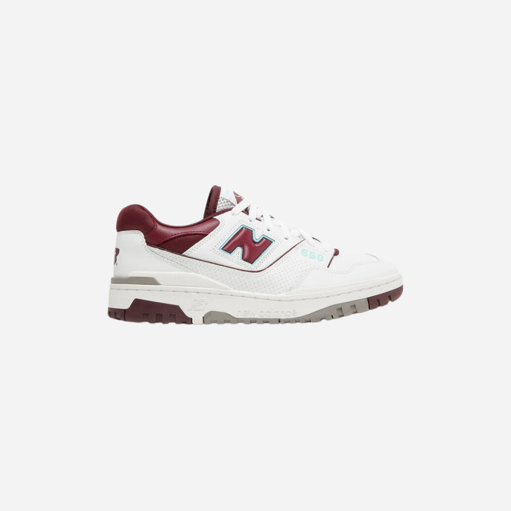 NEW BALANCE 550 BURGUNDY CYAN