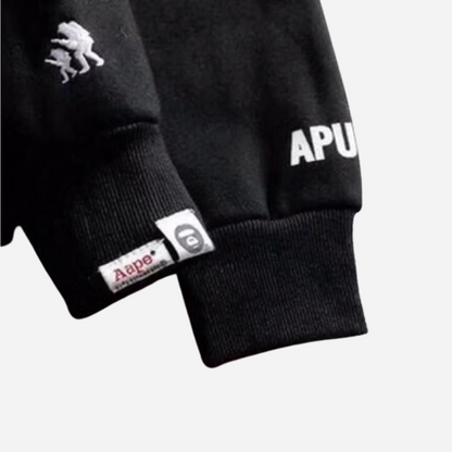 AAPE AUDI R8 BLACK HOODIE