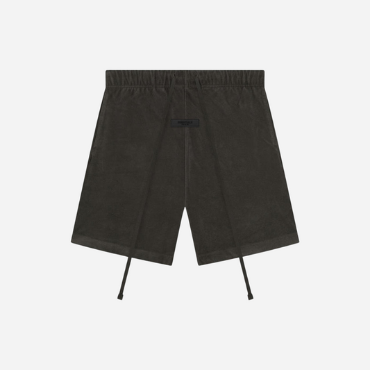 FEAR OF GOD ESSENTIALS SHORTS 'OFF BLACK'