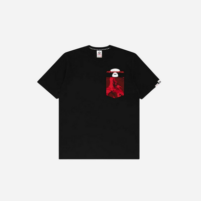 AAPE BY BAPE RED CAMO POCKET TEE