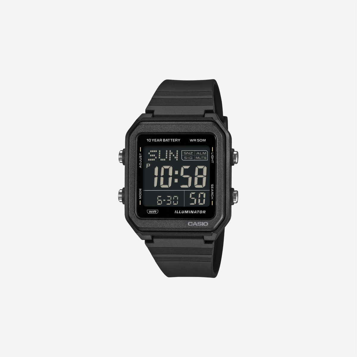 Casio Resin W-221H-1BVDF I134