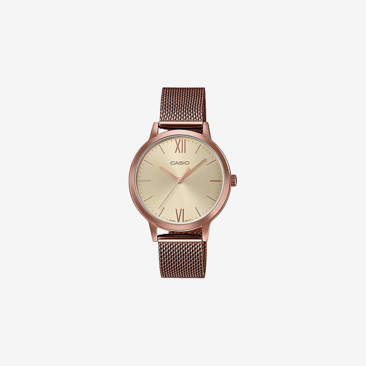 Casio Enticer LTP-E157MR-9ADF Quartz Rose Gold Dial Analog Stainless