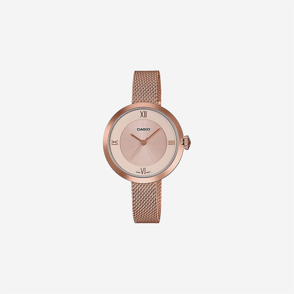 Casio Enticer LTP-E154MPG-4ADF Quartz Rose Gold Dial Analog Stainless