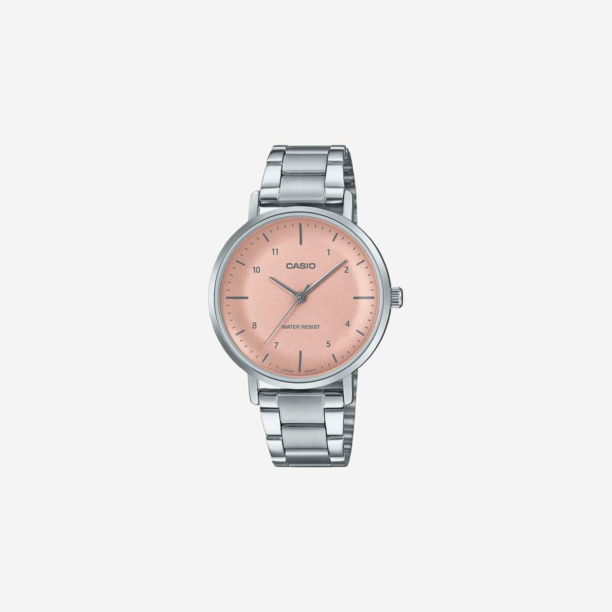 Casio Enticer LTP-VT03D-4BDF Quartz Pink Dial Analog Stainless Steel