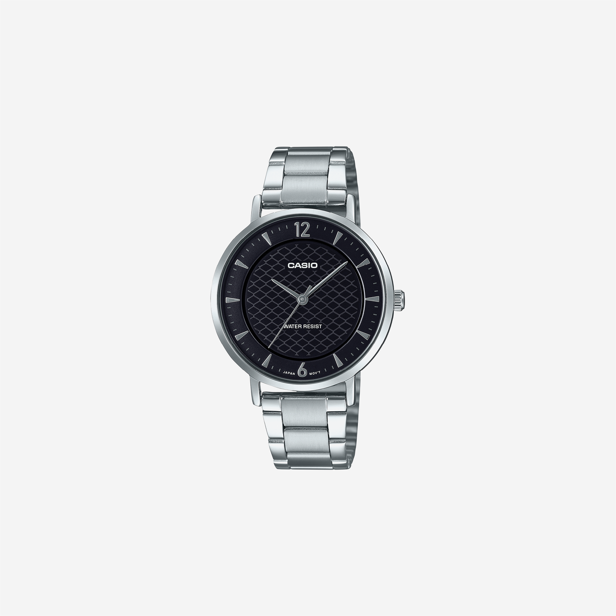 Casio Enticer LTP-VT04D-1ADF Quartz Black Dial Analog Stainless Steel