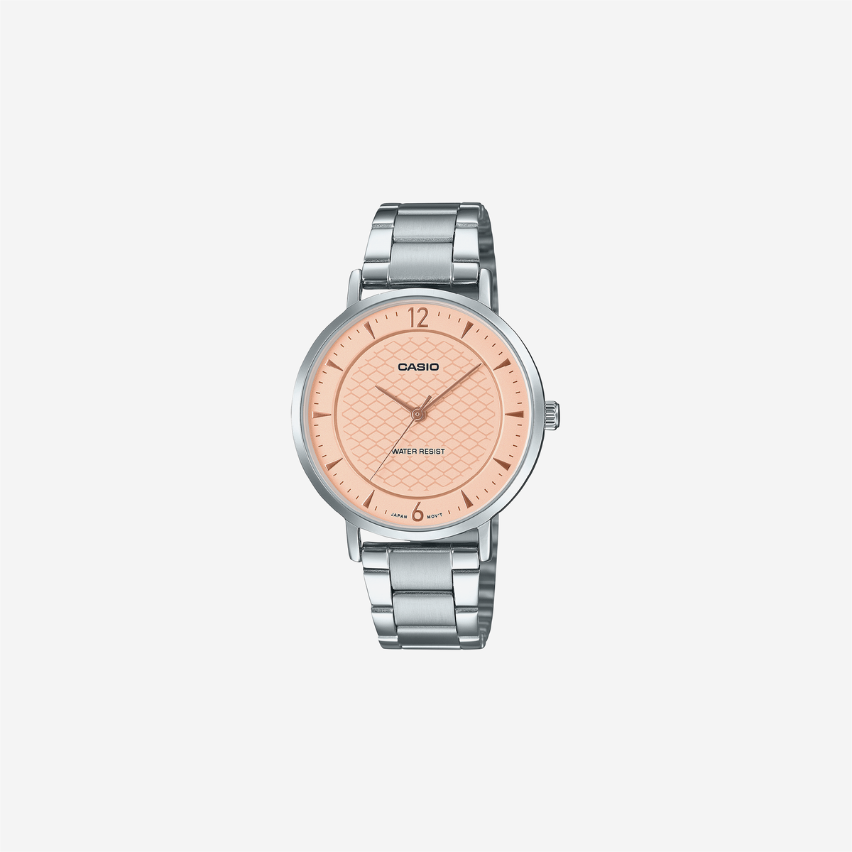 Casio Enticer LTP-VT04D-4ADF Quartz Pink Dial Analog Stainless Steel