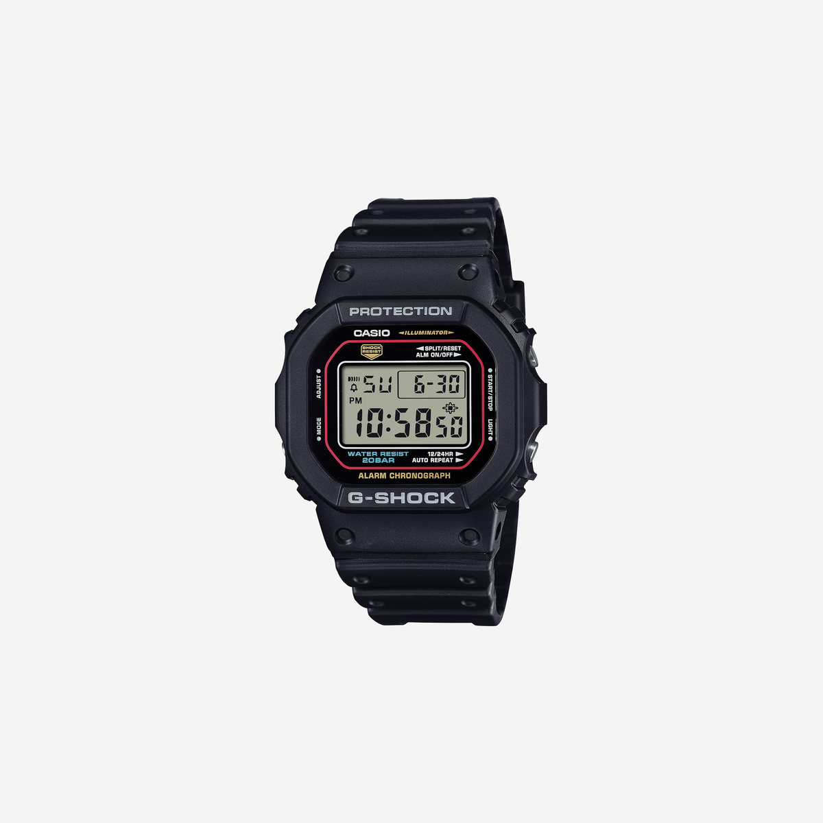 Casio G-Shock DW-5600RL-1DR Quartz Black Dial Digital Resin Watch