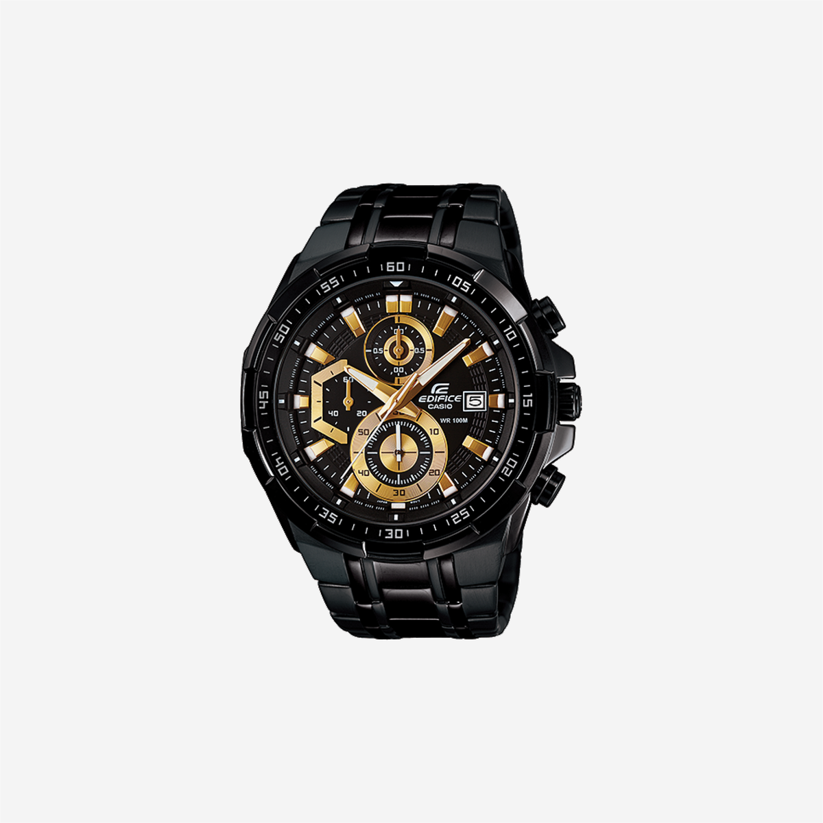 Casio Edifice EFR-539BK-1AVUDF Quartz Black Dial Chronograph Stainless Steel Watch