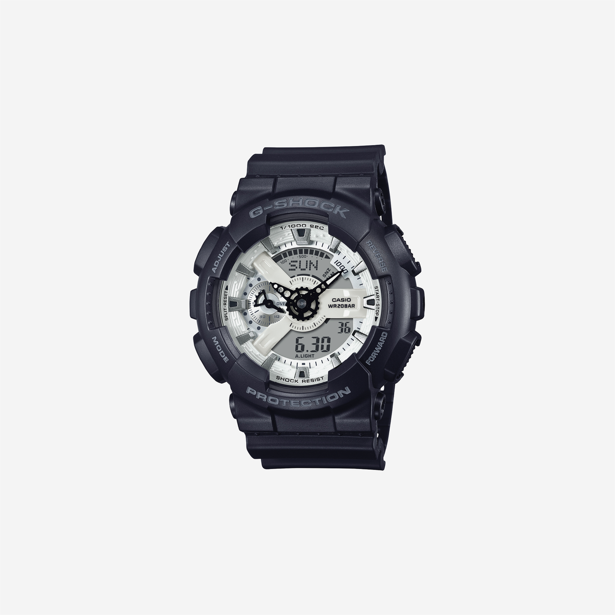 Casio G-Shock GA-110WD-1ADR Quartz White Dial Analog-Digital Resin Watch