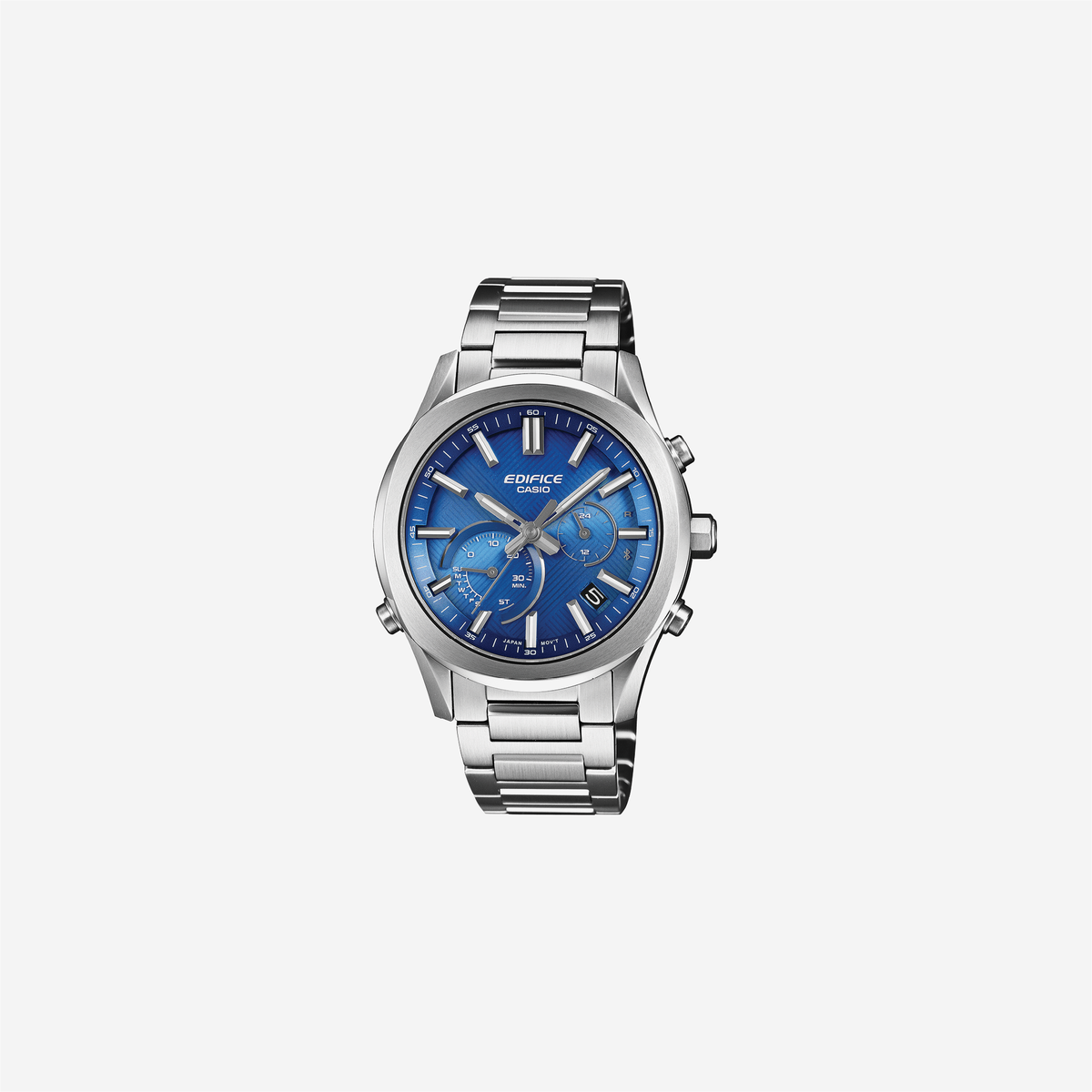 Casio Edifice EQB-1300D-2ADF Quartz Blue Dial Analog Stainless Steel Watch
