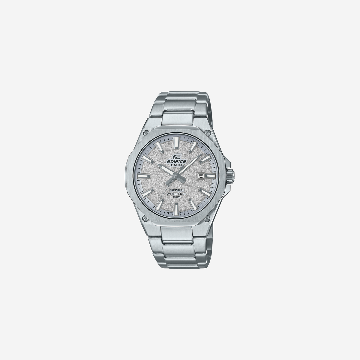Casio Edifice EFR-S108DE-8AVUDF Quartz Grey Dial Analog Stainless Steel Watch