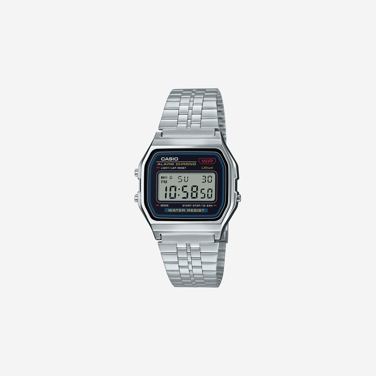 Casio Vintage A159WA-N1DF Quartz Black Dial Digital Stainless Steel Watch