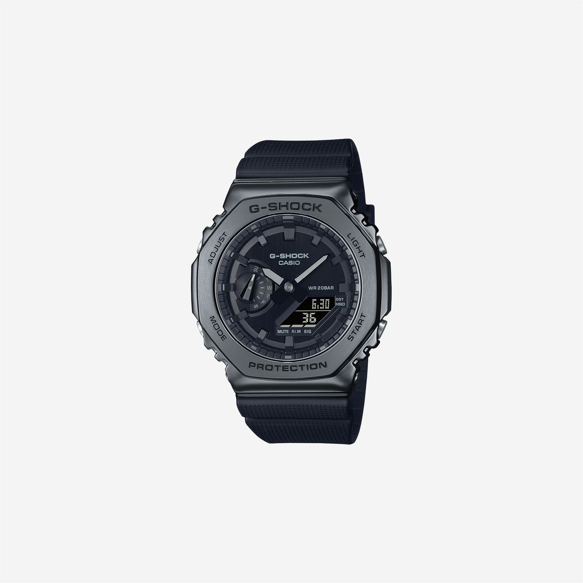 Casio G-Shock GM-2100BB-1ADR Quartz Black Dial Analog-Digital Resin Watch