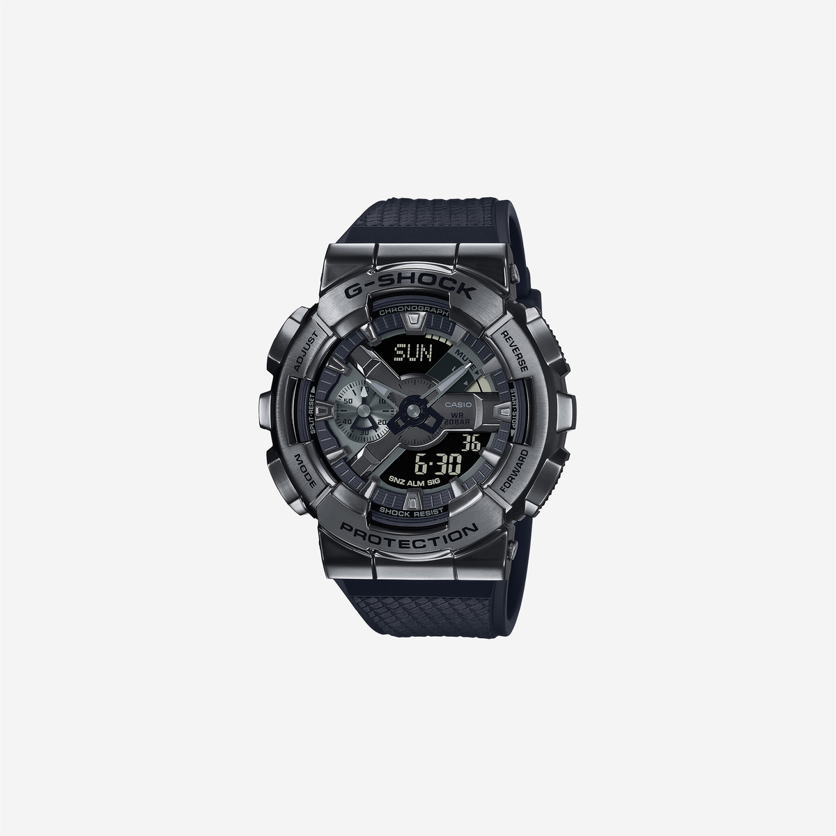 Casio G-Shock GM-110BB-1ADR Quartz Grey Dial Analog-Digital Resin Watch