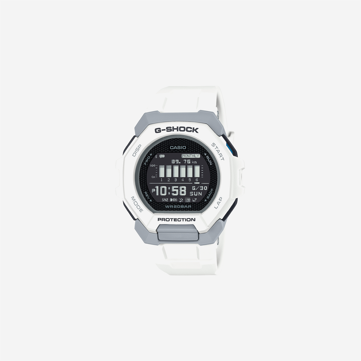 Casio G-Shock GBD-300-7DR Quartz Black Dial Digital Resin Watch